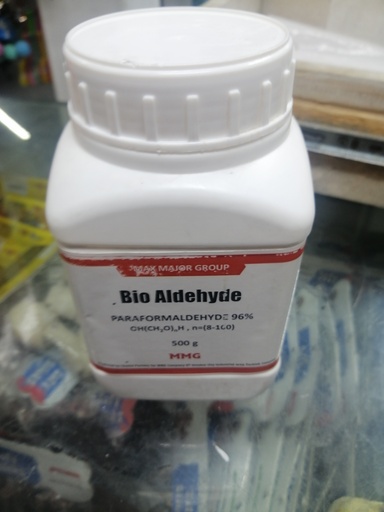 bio aldehyde 500 gm بارا فورمالدهايد 96 % تركيز